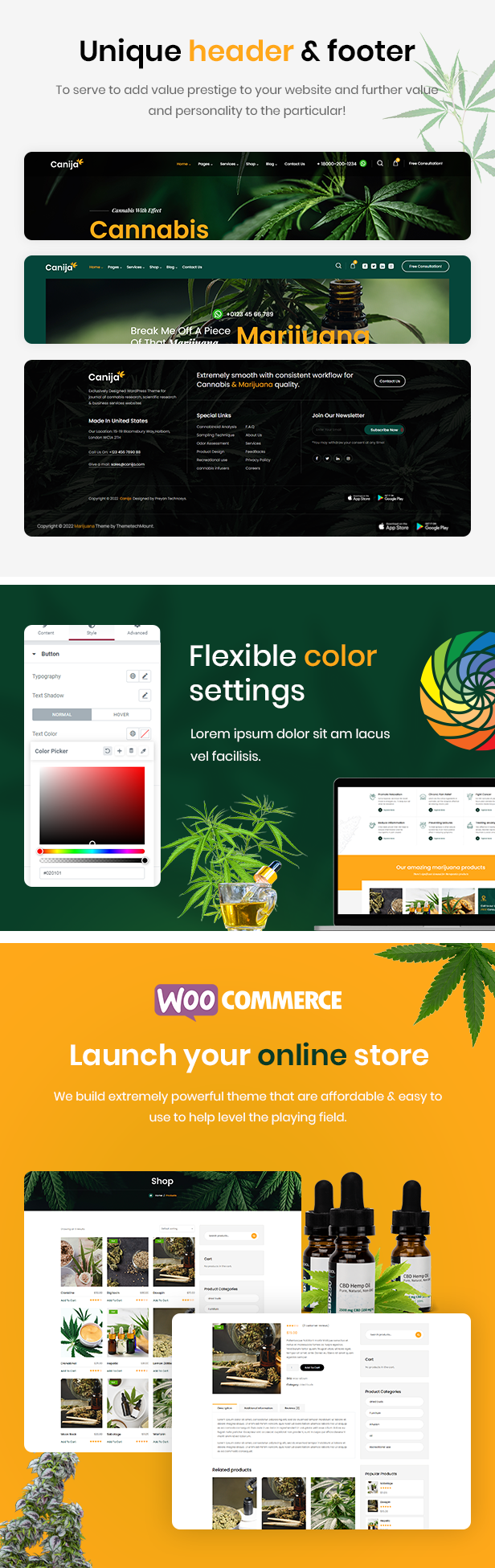 Marijuana & Cannabis Dispensary WordPress Theme